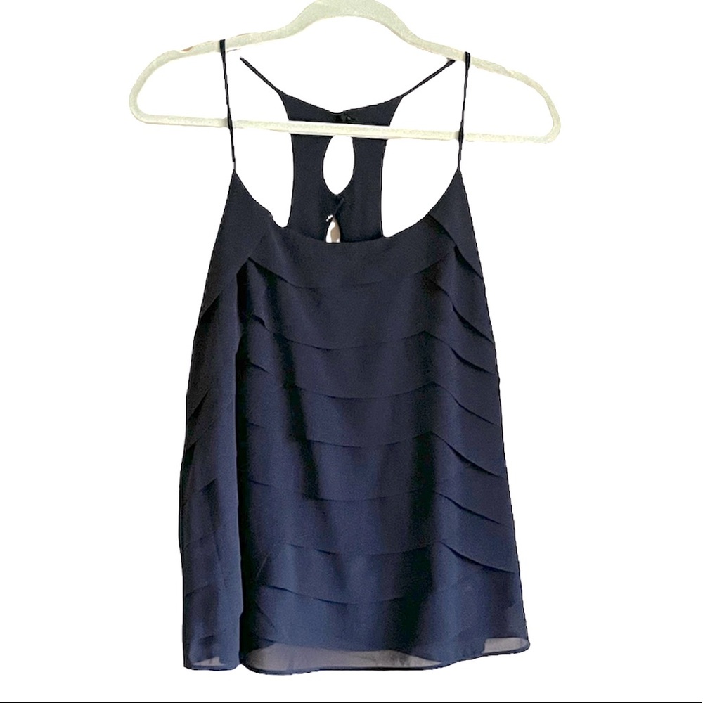 Carmen Marc Valvo spaghetti strap blouse